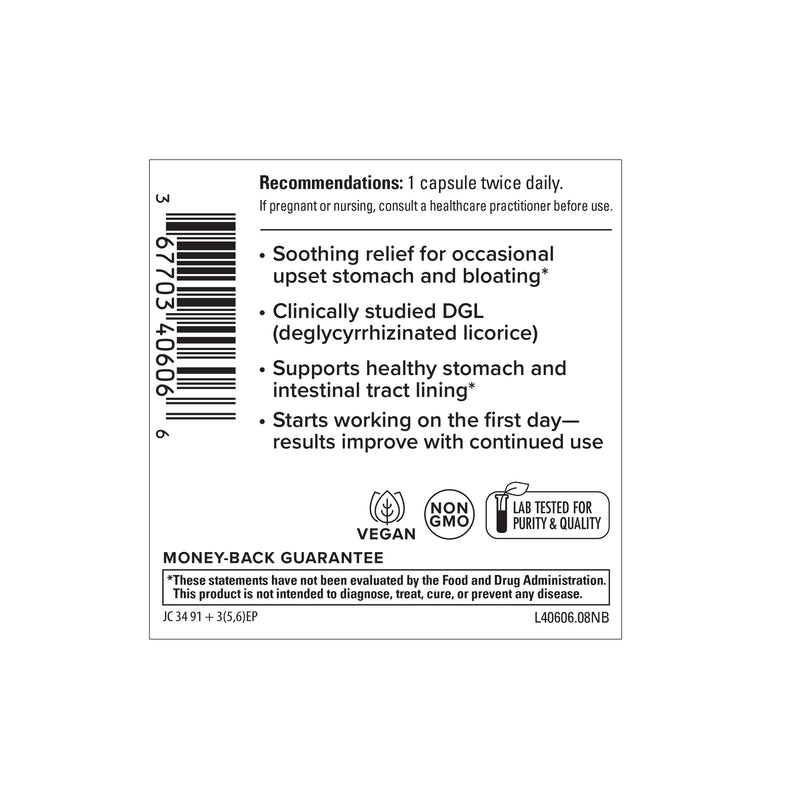 Terry Naturally Stomach & Intestinal Relief 60 Capsules