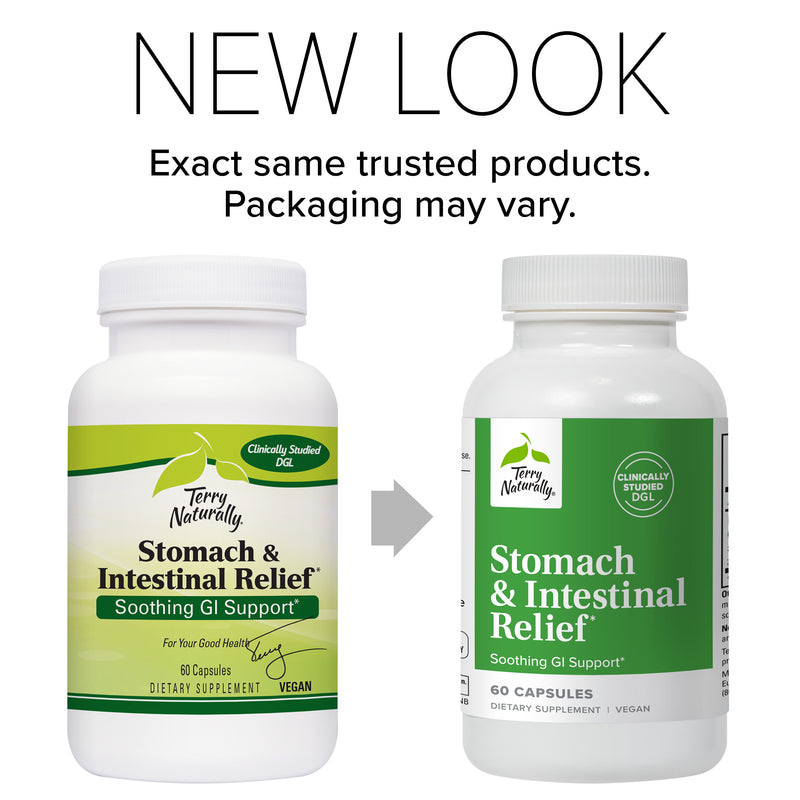 Terry Naturally Stomach & Intestinal Relief 60 Capsules