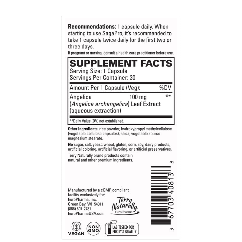 Terry Naturally SagaPro Bladder Health 30 Tablets