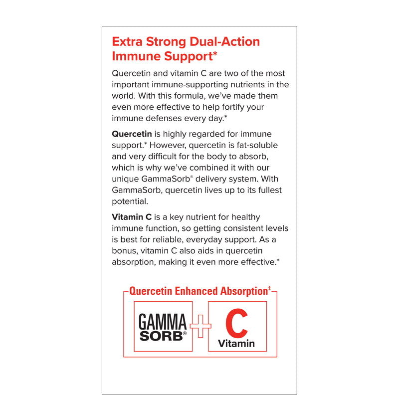 Terry Naturally Quercetin with Vitamin C Extra Strength, 60 Capsules