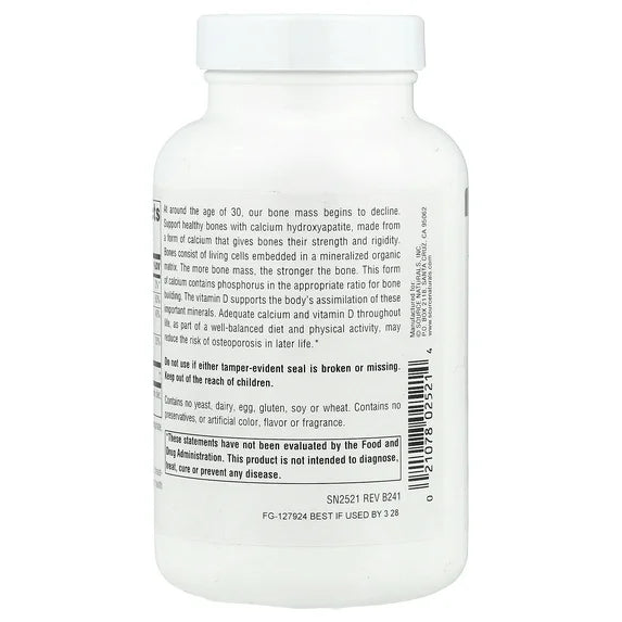 Calcium Hydroxyapatite, 120 Capsules by Source Naturals