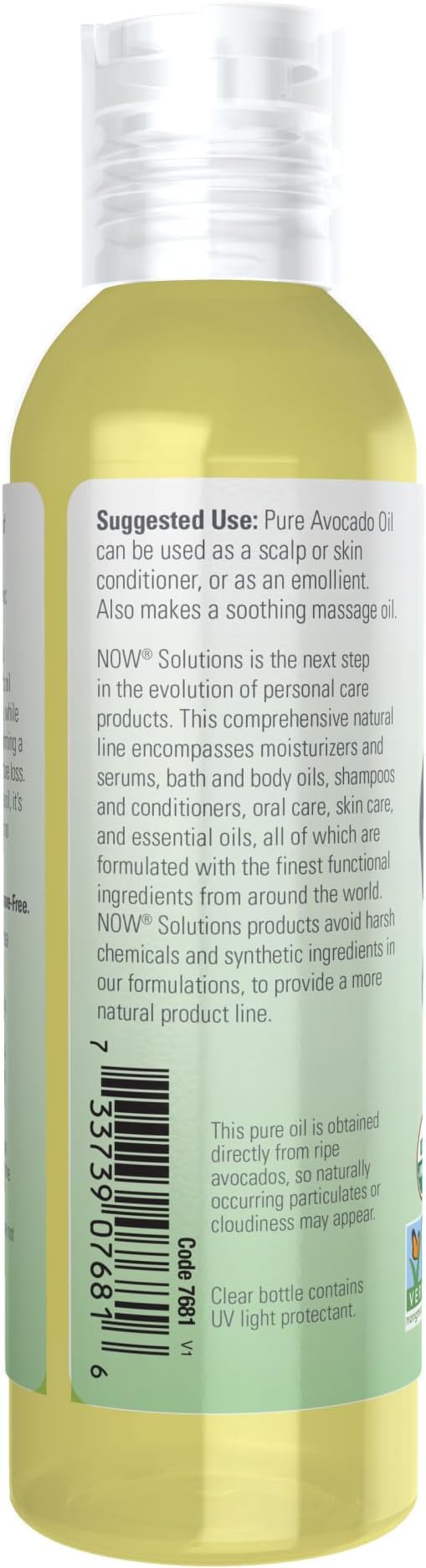 Organic Avocado Oil, 4 fl oz (118 ml) by NOW