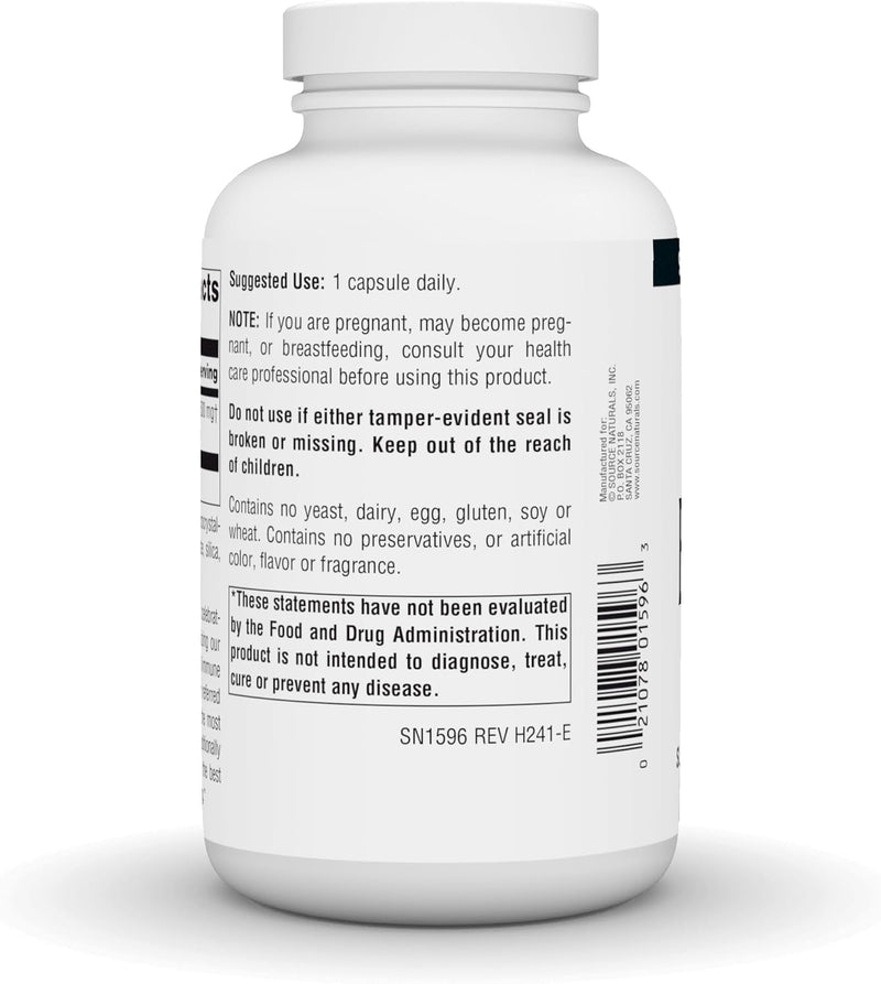 Echinacea Extract, 500 mg, 200 Capsules by Source Naturals