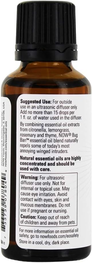 Bug Ban™ Essential Oil Blend - 1 fl. oz. (30 ml) by NOW