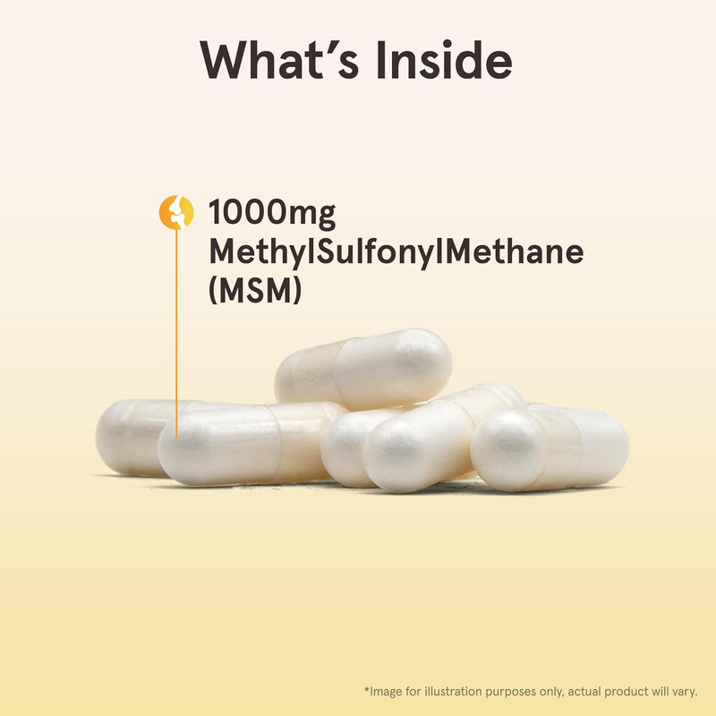 MSM 1000 mg 200 Veggie Caps