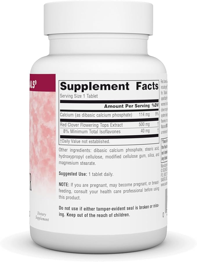 Eternal Woman Red Clover Extract, 500 Mg - 60 Tablets by Source Naturals