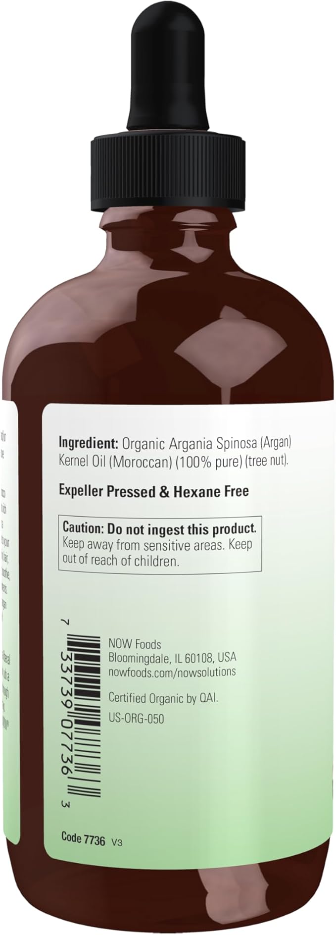 Argan Oil, 4 fl oz (118 ml) by NOW