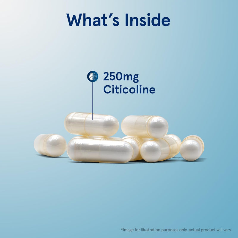 Citicoline CDP Choline 250 mg 120 Capsules