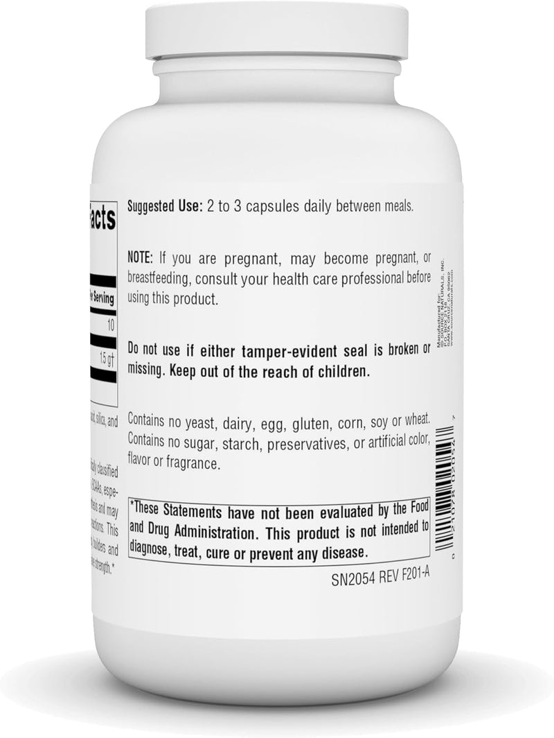 L-Leucine, 500 mg, 240 Capsules by Source Naturals
