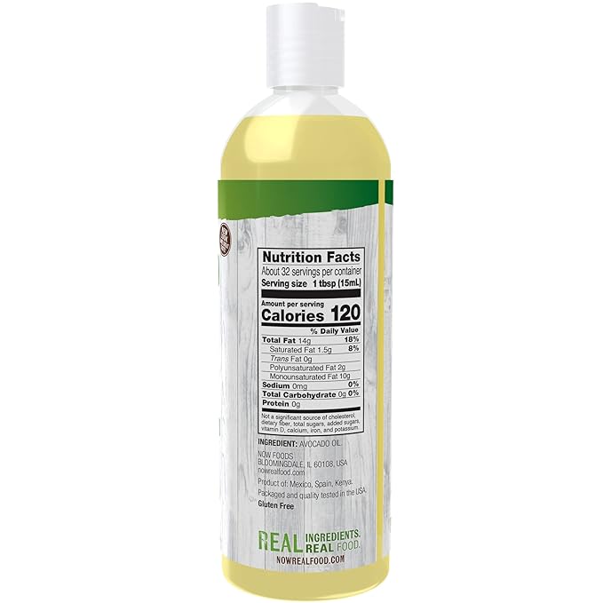 Avocado Oil for high heat cooking 16 fl oz (473 ml) by NOW