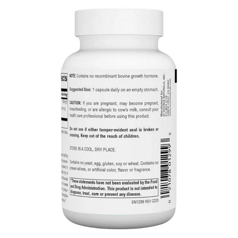 Colostrum 500mg 60 Capsule by Source Naturals