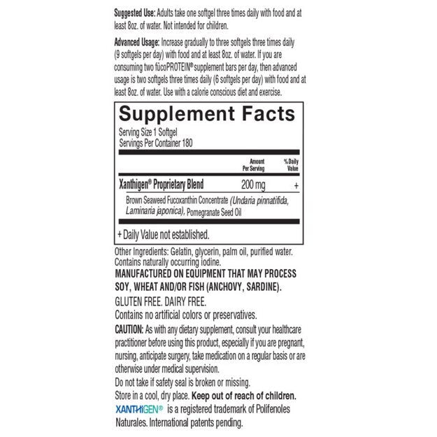 FucoTHIN 180 Softgels
