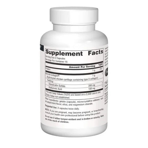 Hyaluronic Acid, 50 mg, 30 Caps by Source Naturals