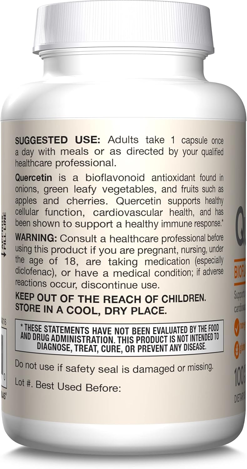 Quercetin 500 mg 100 Veggie Caps