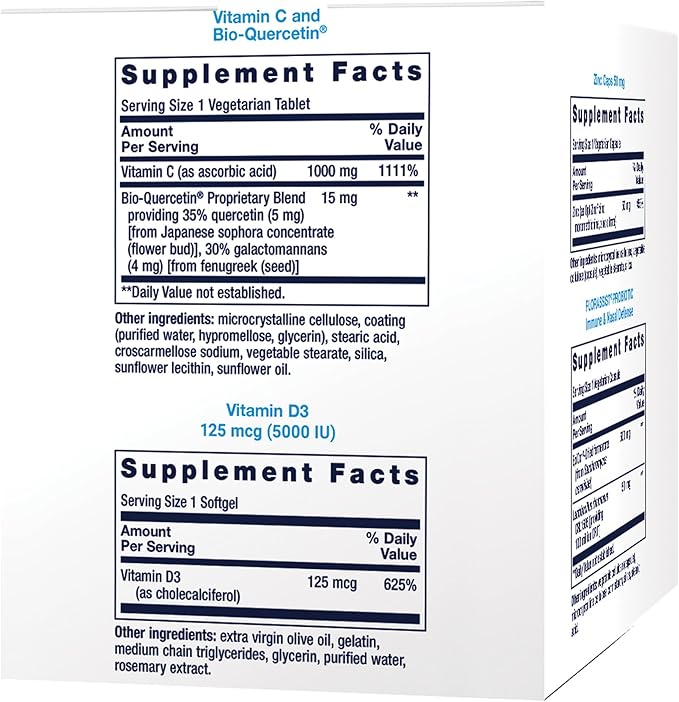 Immune Packs with Vitamin C & D, Zinc and Probiotic, 30 Packets by Life Extension