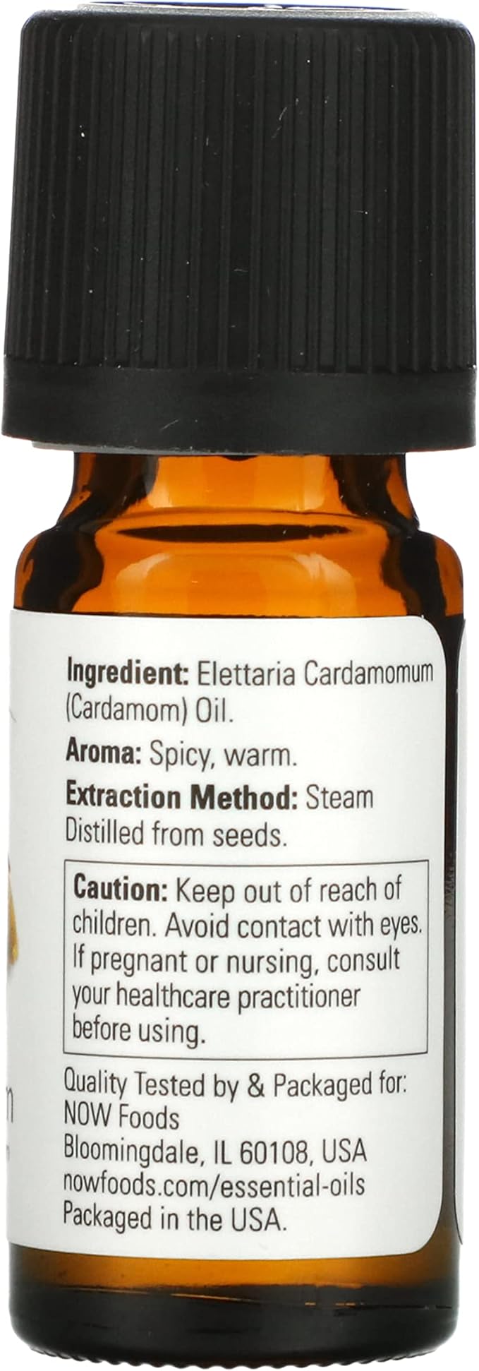 100% Pure Cardamom Oil, 1/3 fl oz (10 ml) by NOW