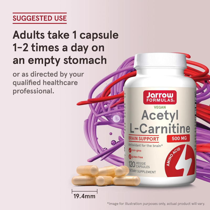 Acetyl L-Carnitine 500 mg 120 Veggie Caps