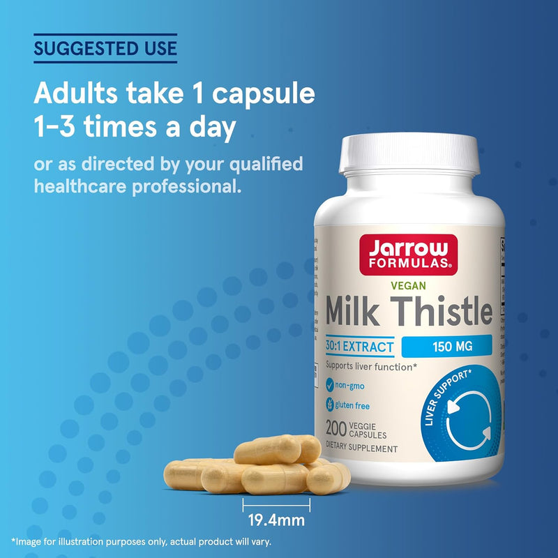 Milk Thistle 150 mg 200 Veggie Caps