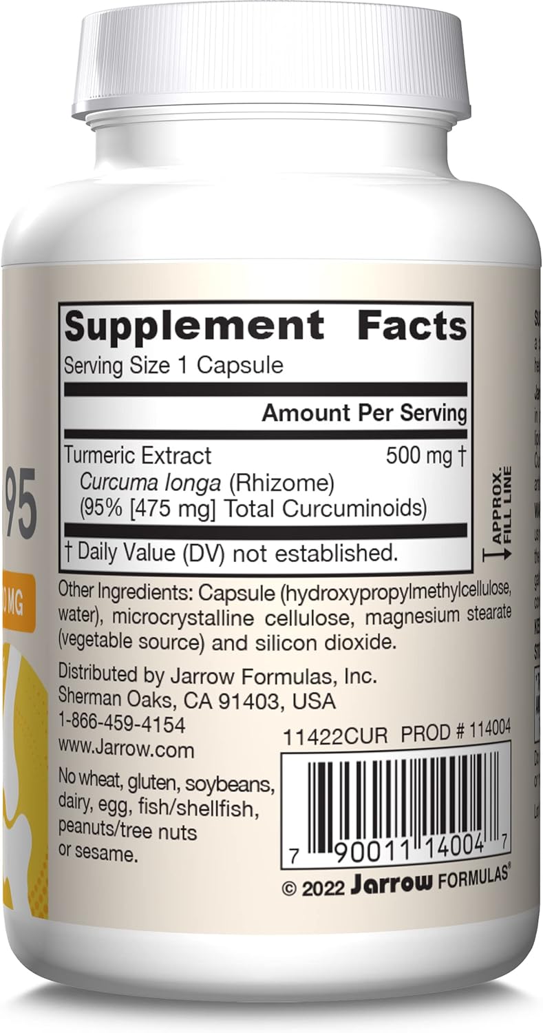 Curcumin 95 500 mg 60 Capsules