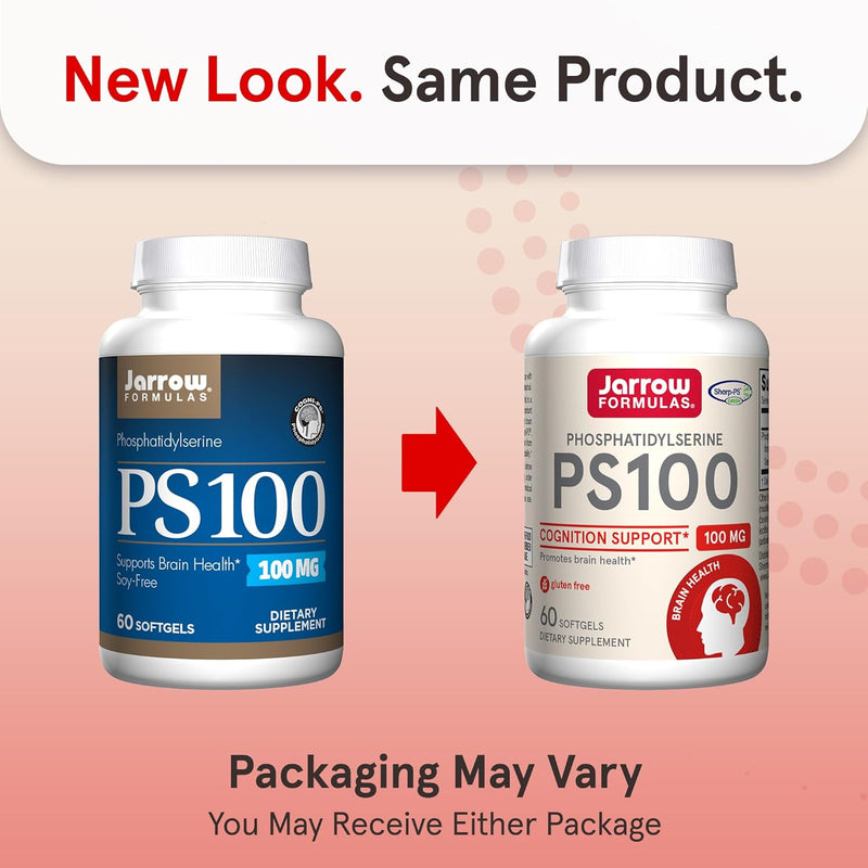 PS 100 Phosphatidylserine 100 mg 60 Softgels