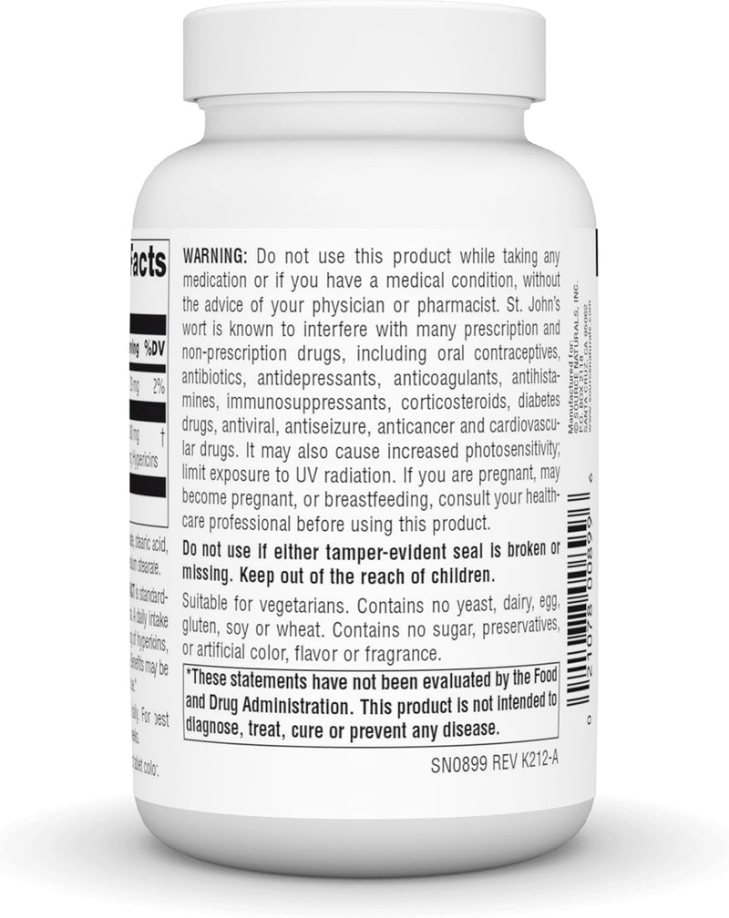 St. Johns Wort Extract 300 mg - 240 Tablets by Source Naturals