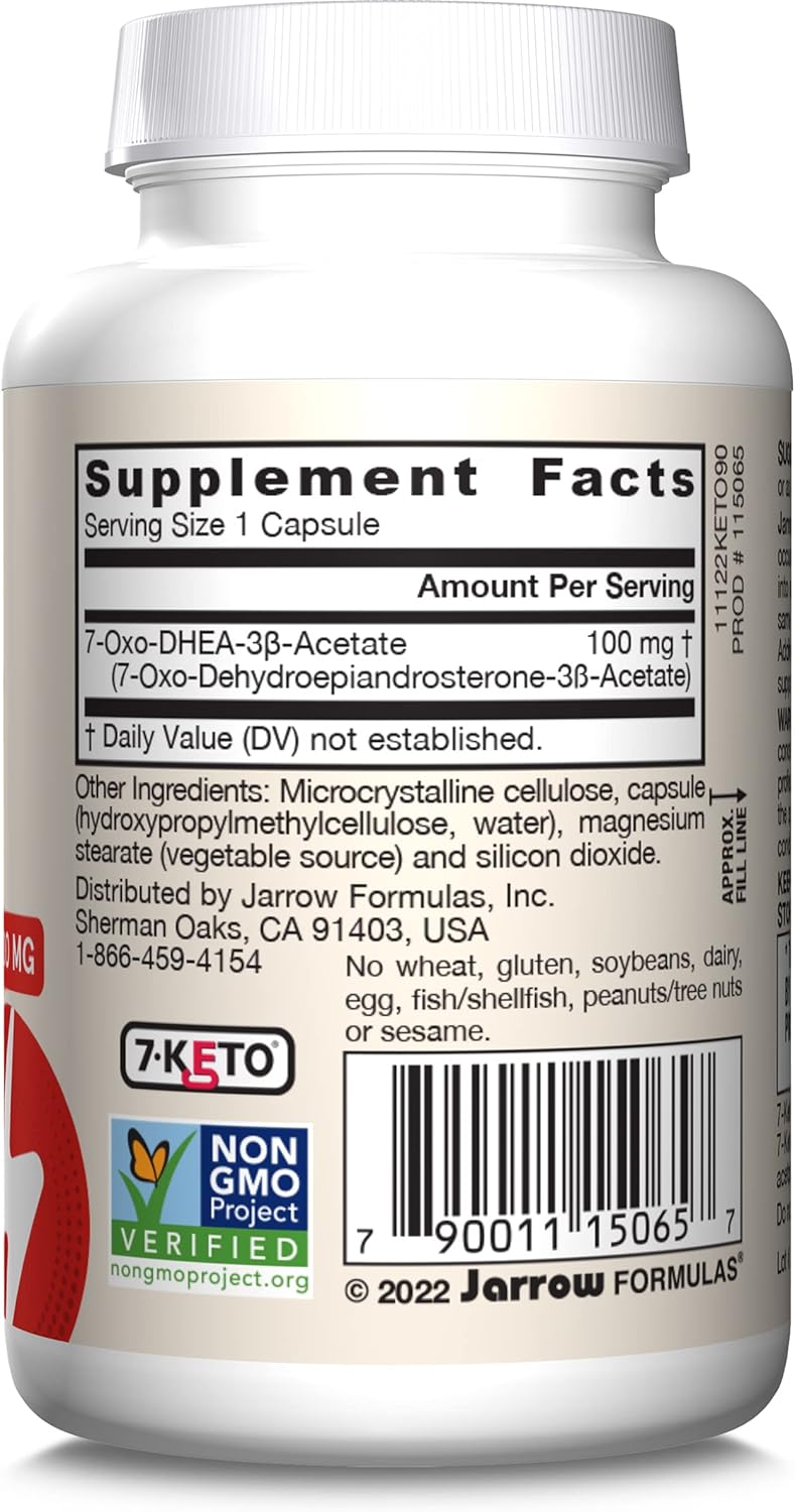 7-Keto DHEA 100 mg 90 Capsules