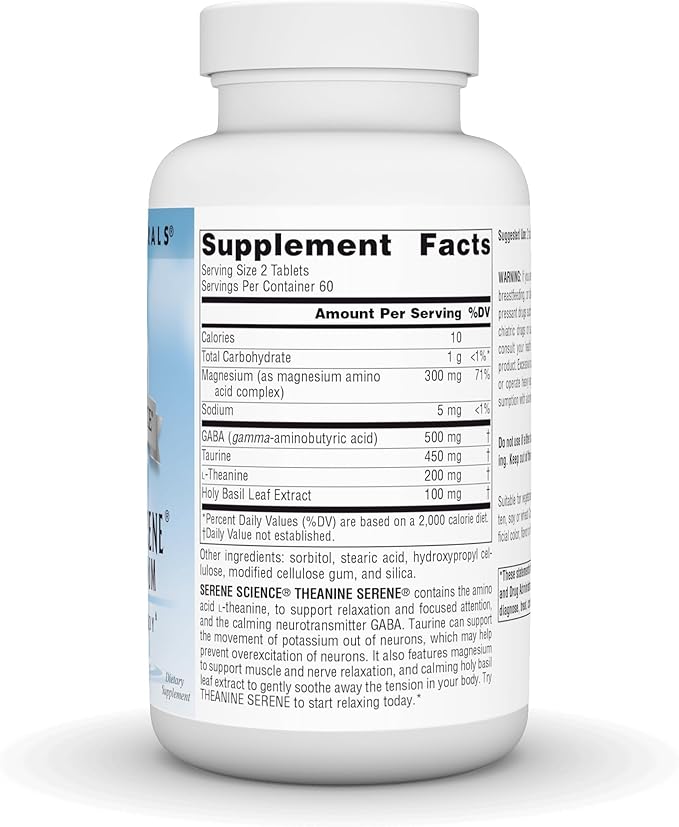 Theanine Serene 120 Tablets