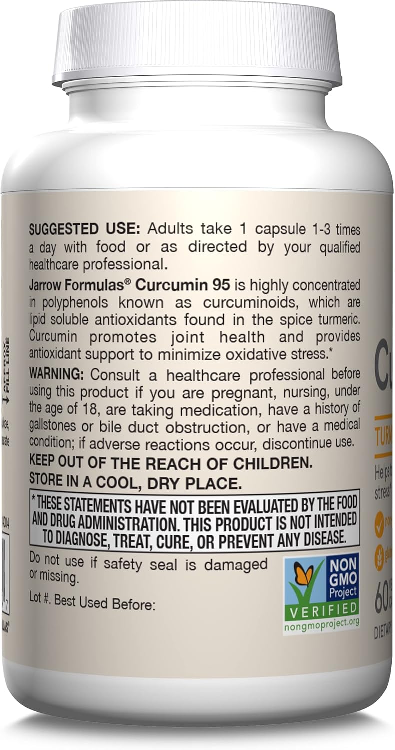 Curcumin 95 500 mg 60 Capsules