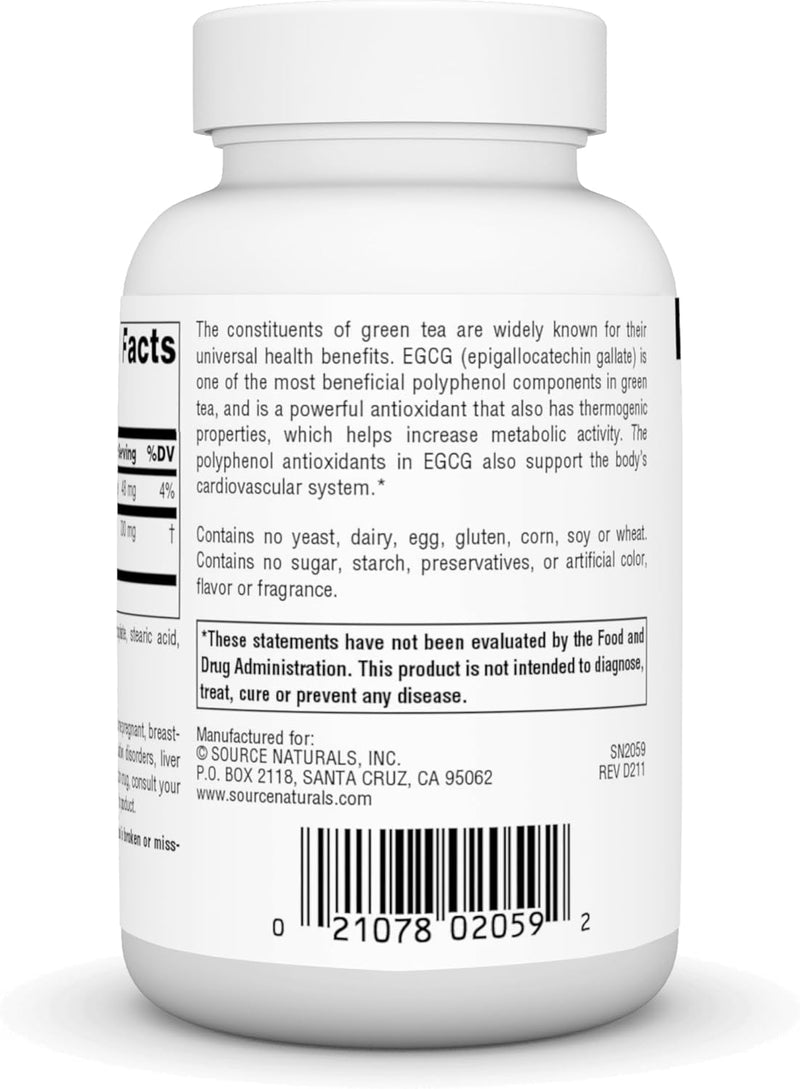 EGCG, 350 mg-120 Tablets by Source Naturals