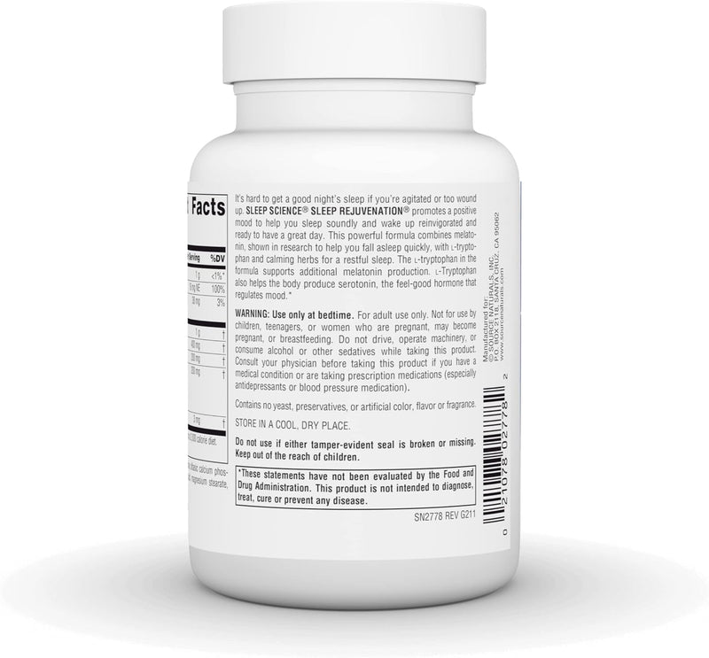 Sleep Science Sleep - 60 Tablets by Source Naturals