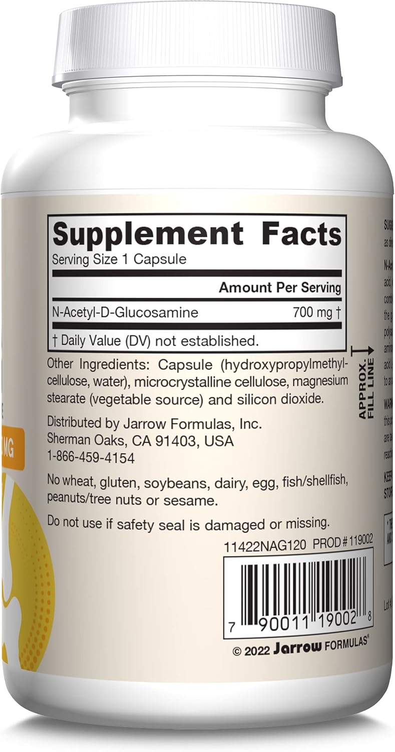 N-A-G N-Acetyl Glucosamine 700 mg 120 Veggie Caps