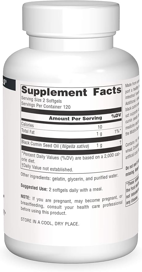 Black Seed Oil, 240 Softgels by Source Naturals