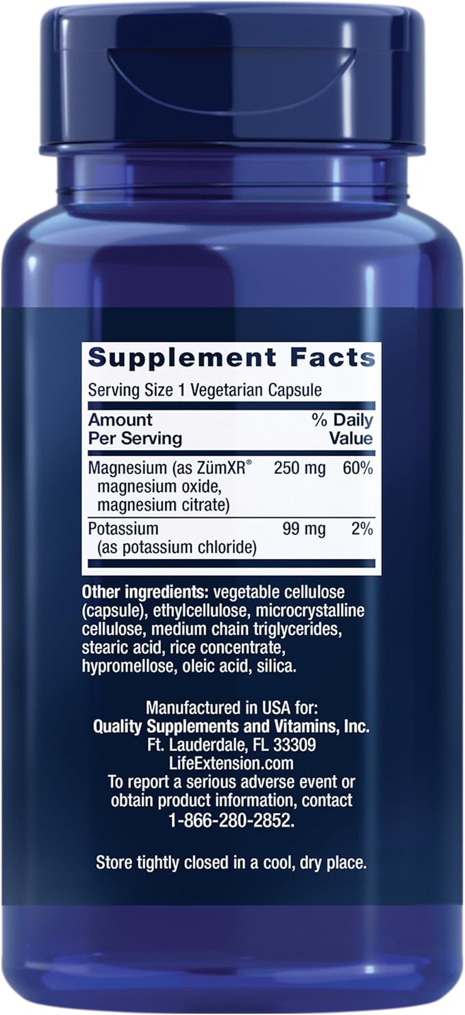 Potassium with Extend-Release Magnesium, 60 Vegetarian Capsules by Life Extension