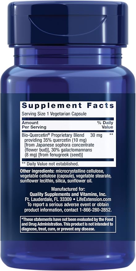 Bio-Quercetin, 30 Vegetarian Capsules by Life Extension