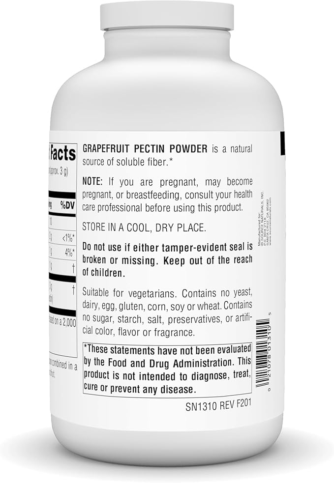Grapefruit Pectin Powder 16 oz (453.6 g) by Source Naturals