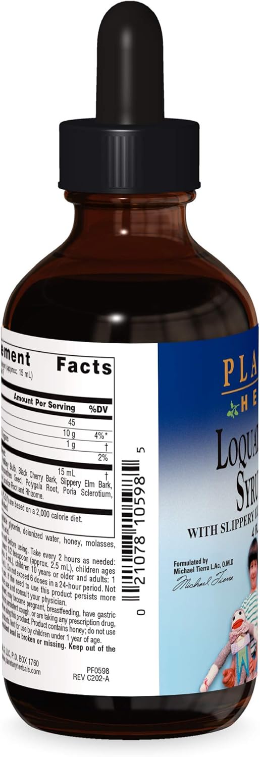 Loquat Respiratory Syrup for Kids, 4 fl oz (118.28 ml) by Planetary Herbals