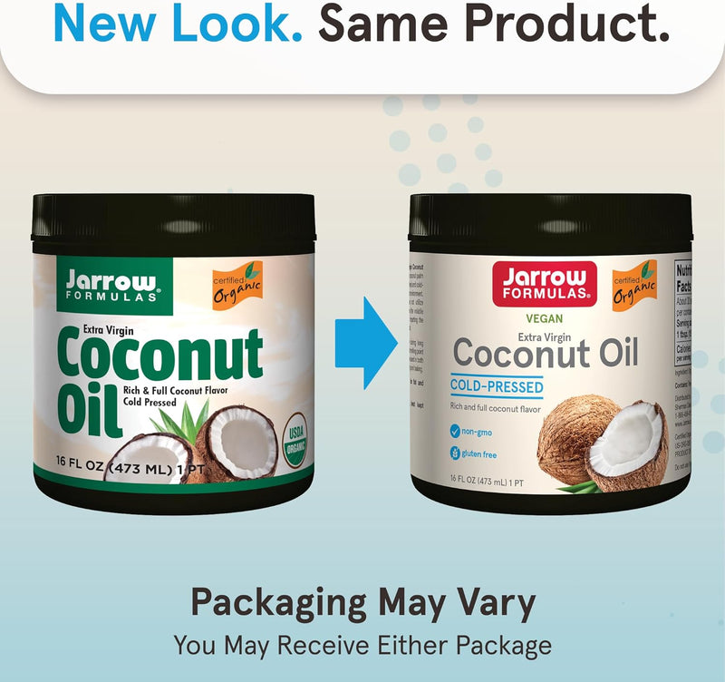 Certified Organic Extra Virgin Coconut Oil 16 oz (454 g)