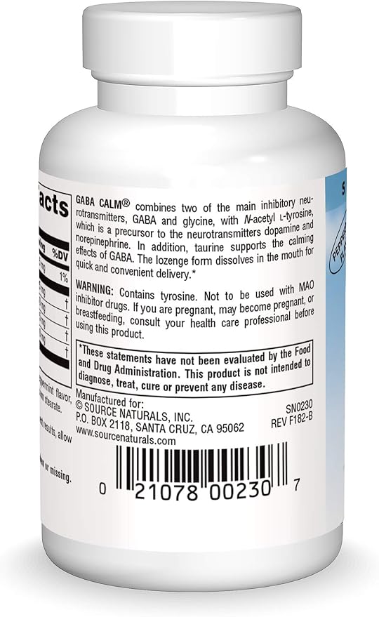 Serene Science®, GABA Calm®, Peppermint, 30 Lozenges by Source Naturals