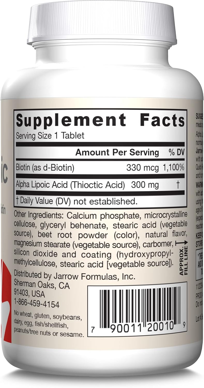 Alpha Lipoic Sustain 300 mg 60 Tablets