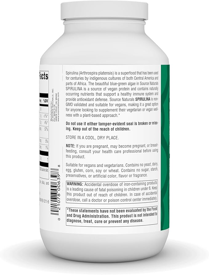 Spirulina 500 mg 500 Tablets