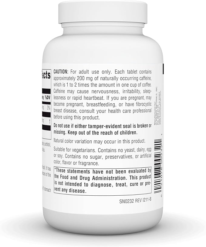 Guarana Energizer™ 900 mg, 100 Tablets by Source Naturals