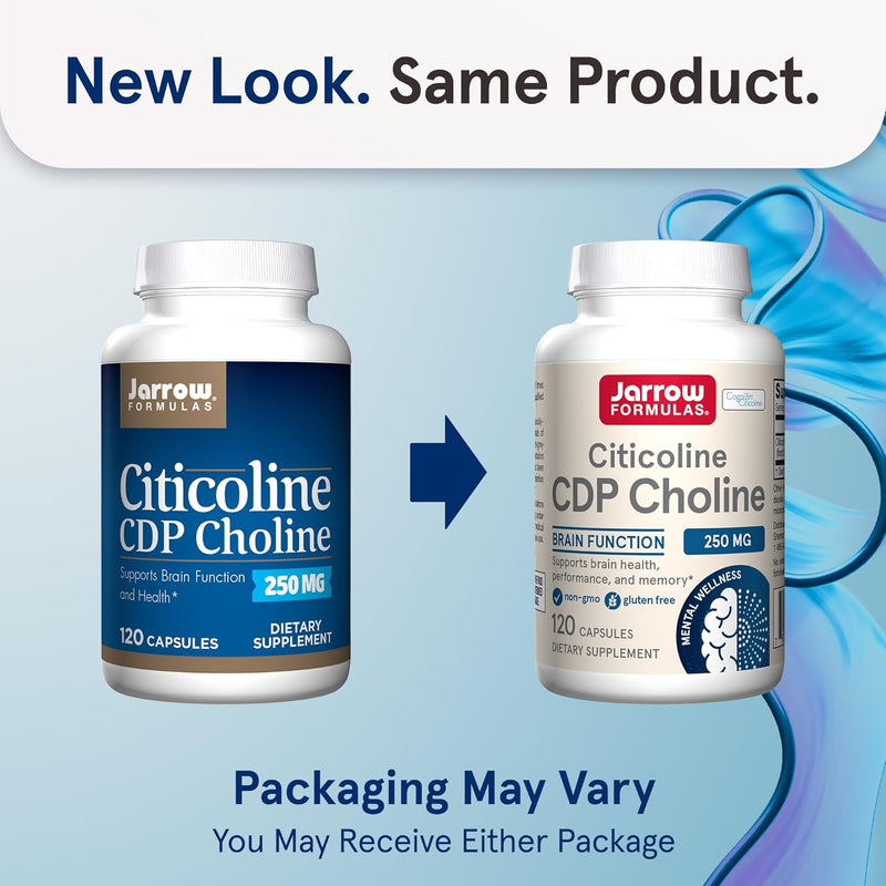 Citicoline CDP Choline 250 mg 120 Capsules