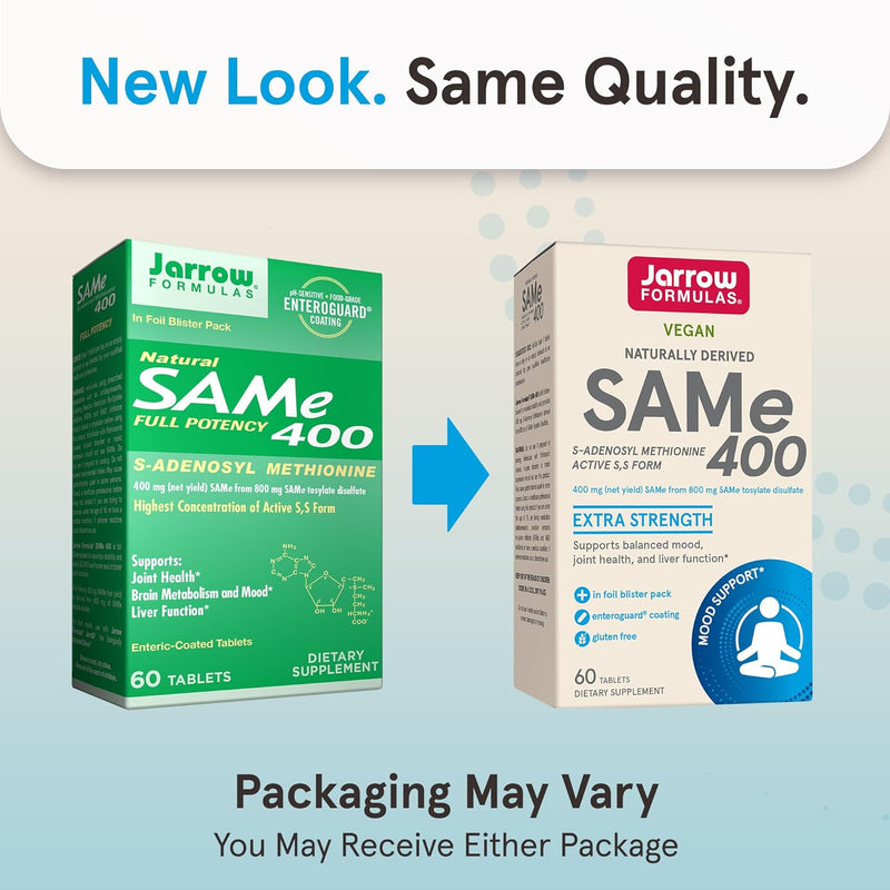 SAMe 400 mg 60 Enteric-Coated Tablets