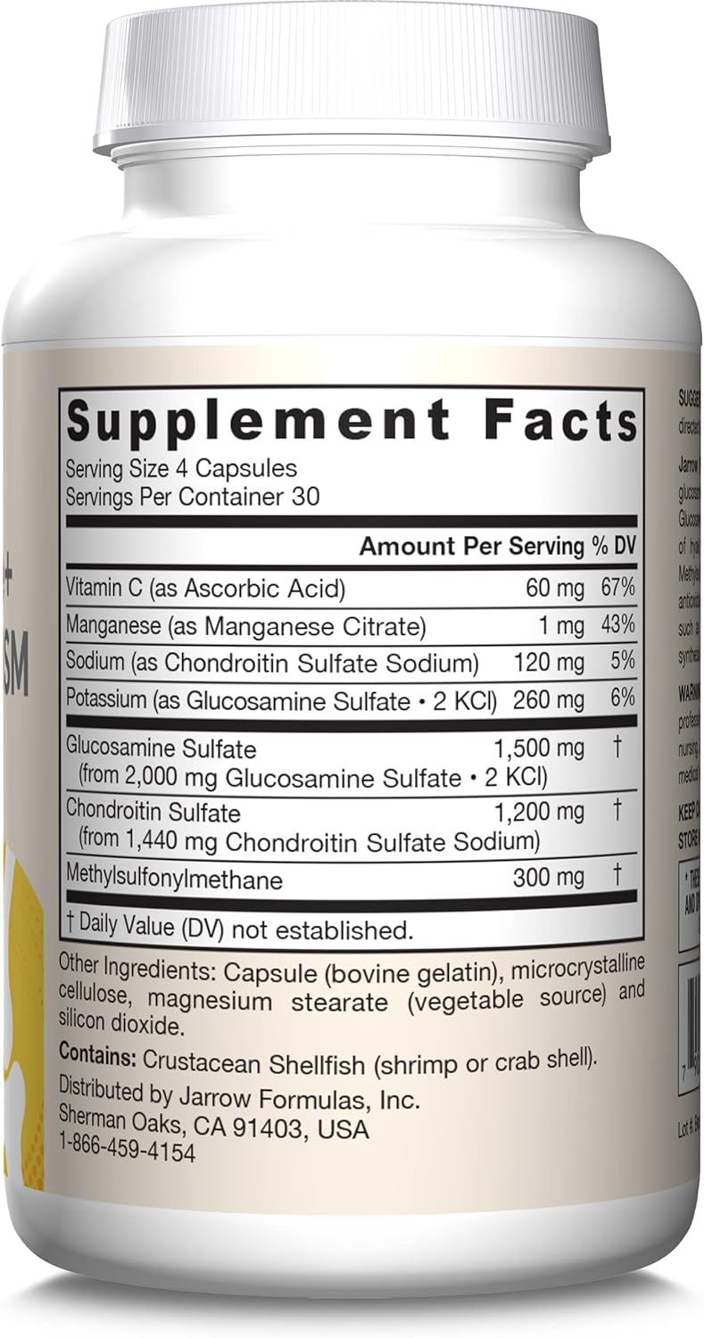 Glucosamine + Chondroitin + MSM 120 Capsules