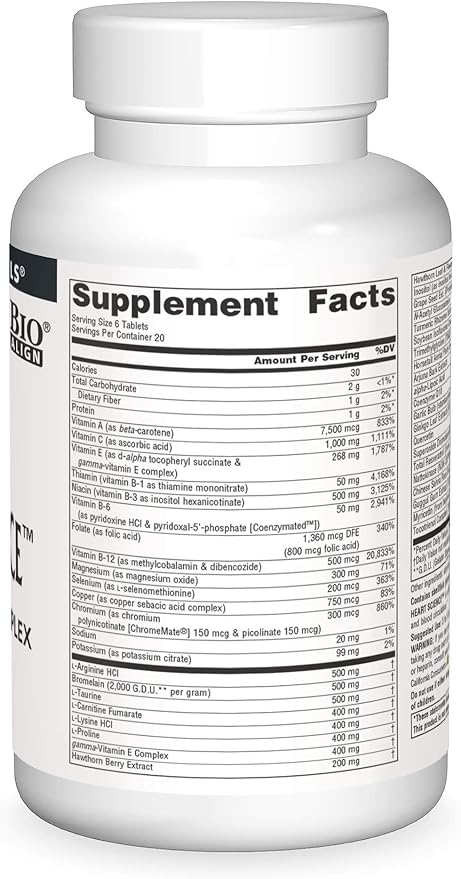 HeartScience™, Multi-Nutrient Complex, 120 Tablets by Source Naturals