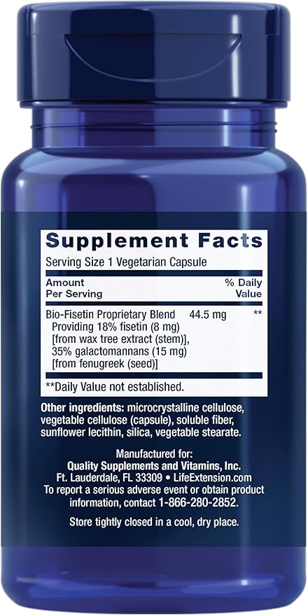 Bio-Fisetin, 30 Vegetarian Capsules by Life Extension