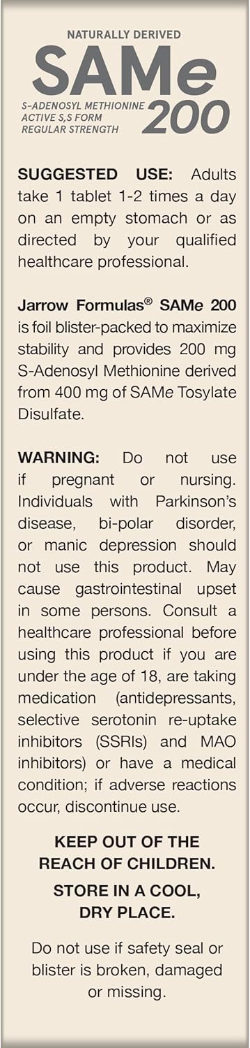 SAMe 200 mg 20 Enteric-Coated Tablets