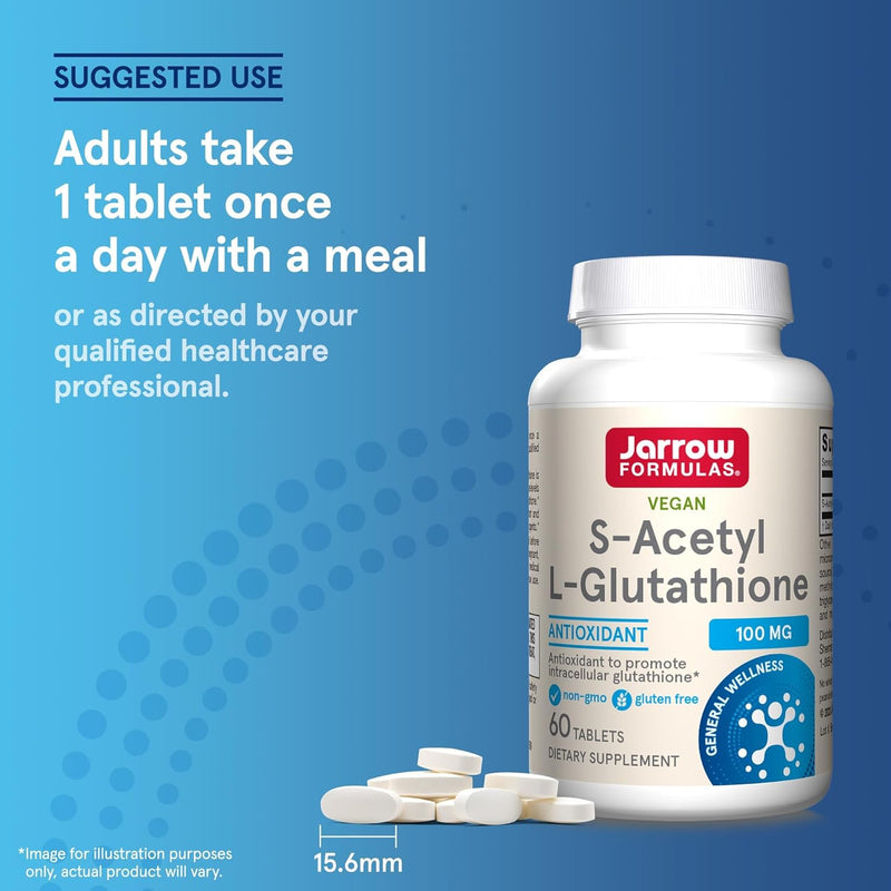 S-Acetyl L-Glutathione 100 mg 60 Tablets