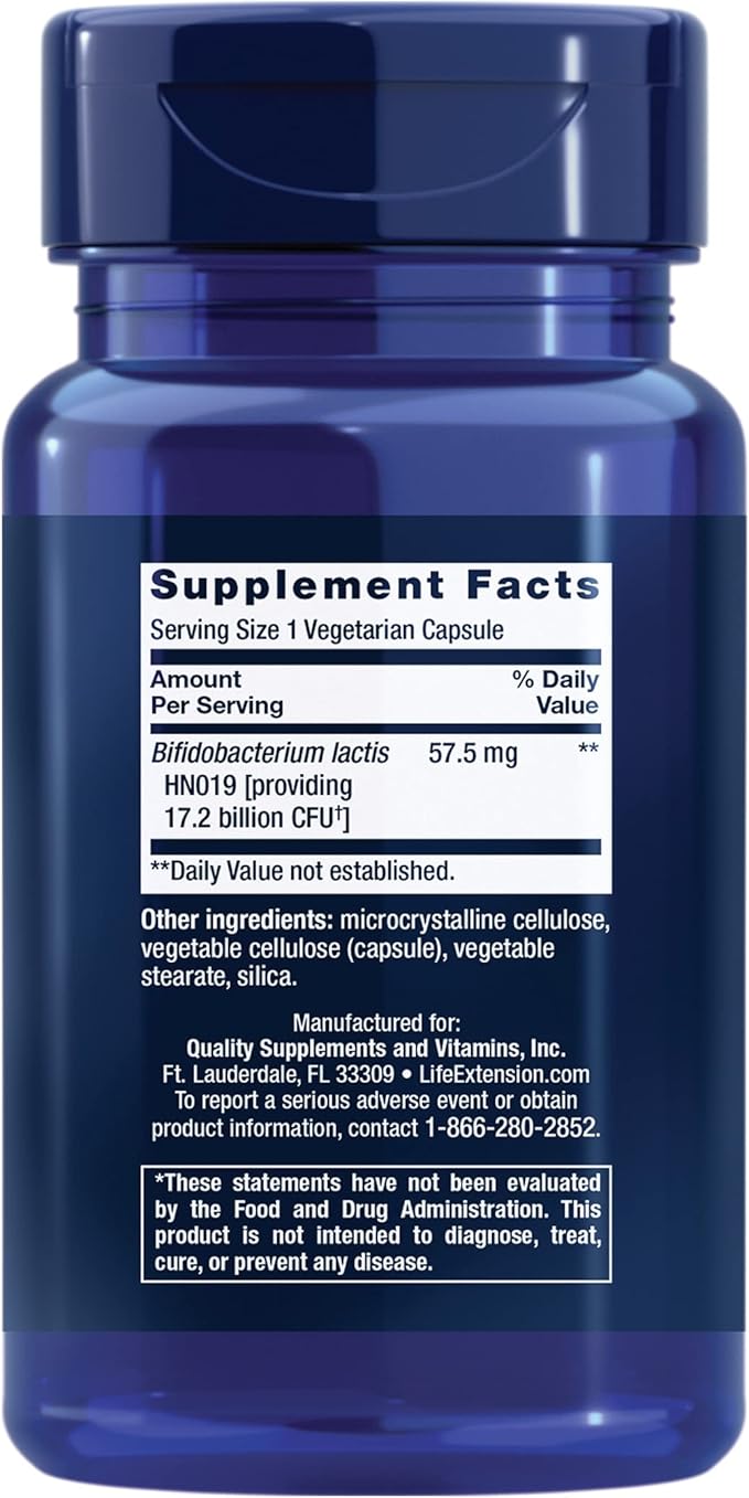 Florassist® Probiotic, Daily Bowel Regularity, 30 Vegetarian Capsules by Life Extension