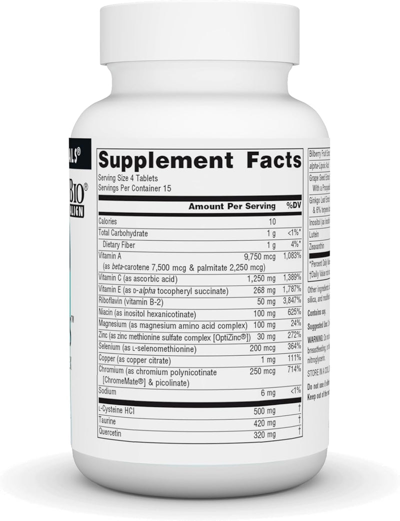 Visual Eyes 60 Tablets by Source Naturals